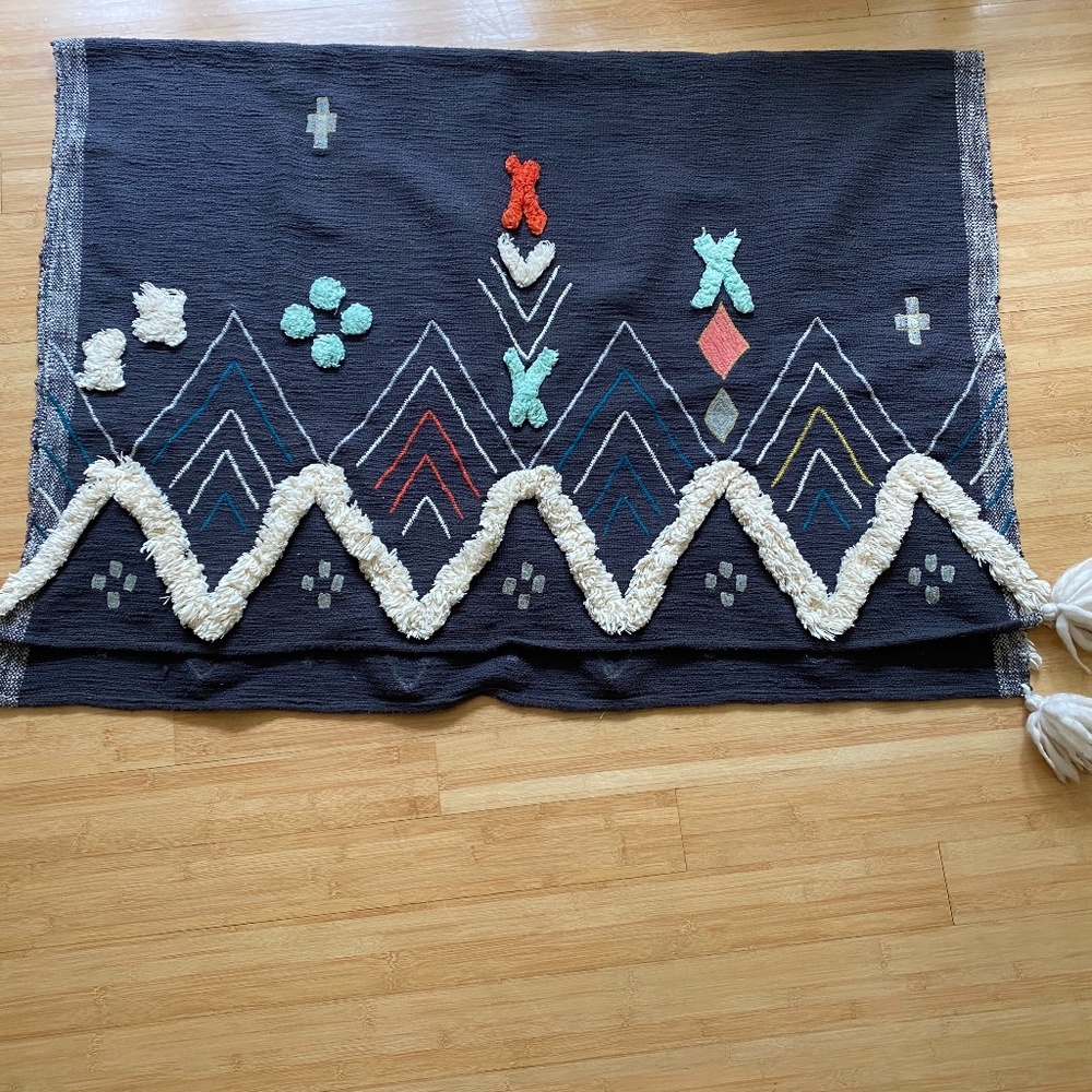 Anthropologie Textured Throw